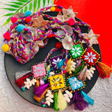Gulabo Mirror Tassel Paranda Hair Accessory