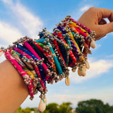 Square Ghunghroo Bangle Stack