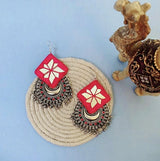 Square Mirror Chandbalis image 1