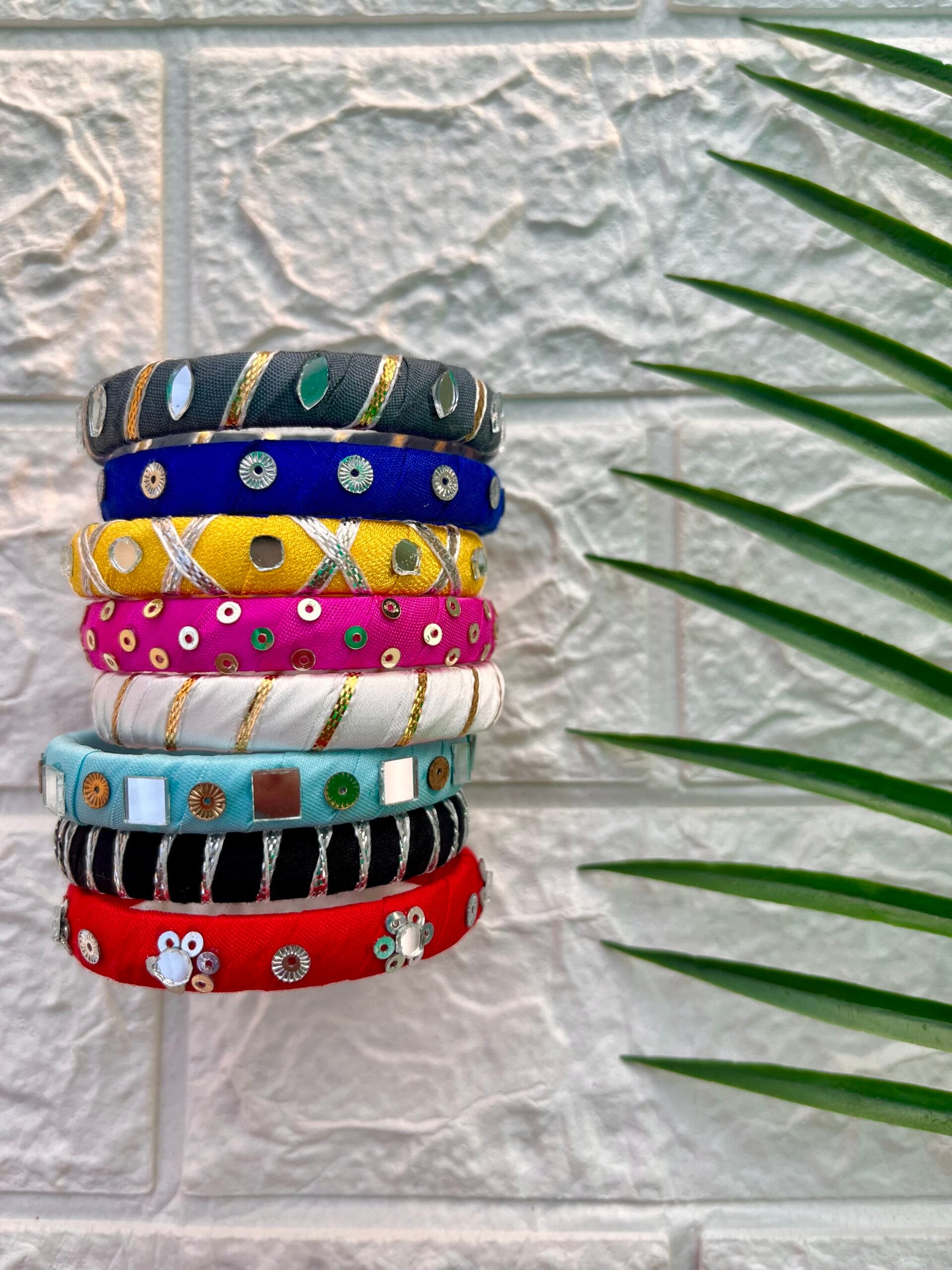 Multicolor Gotta Bangle Set image 0