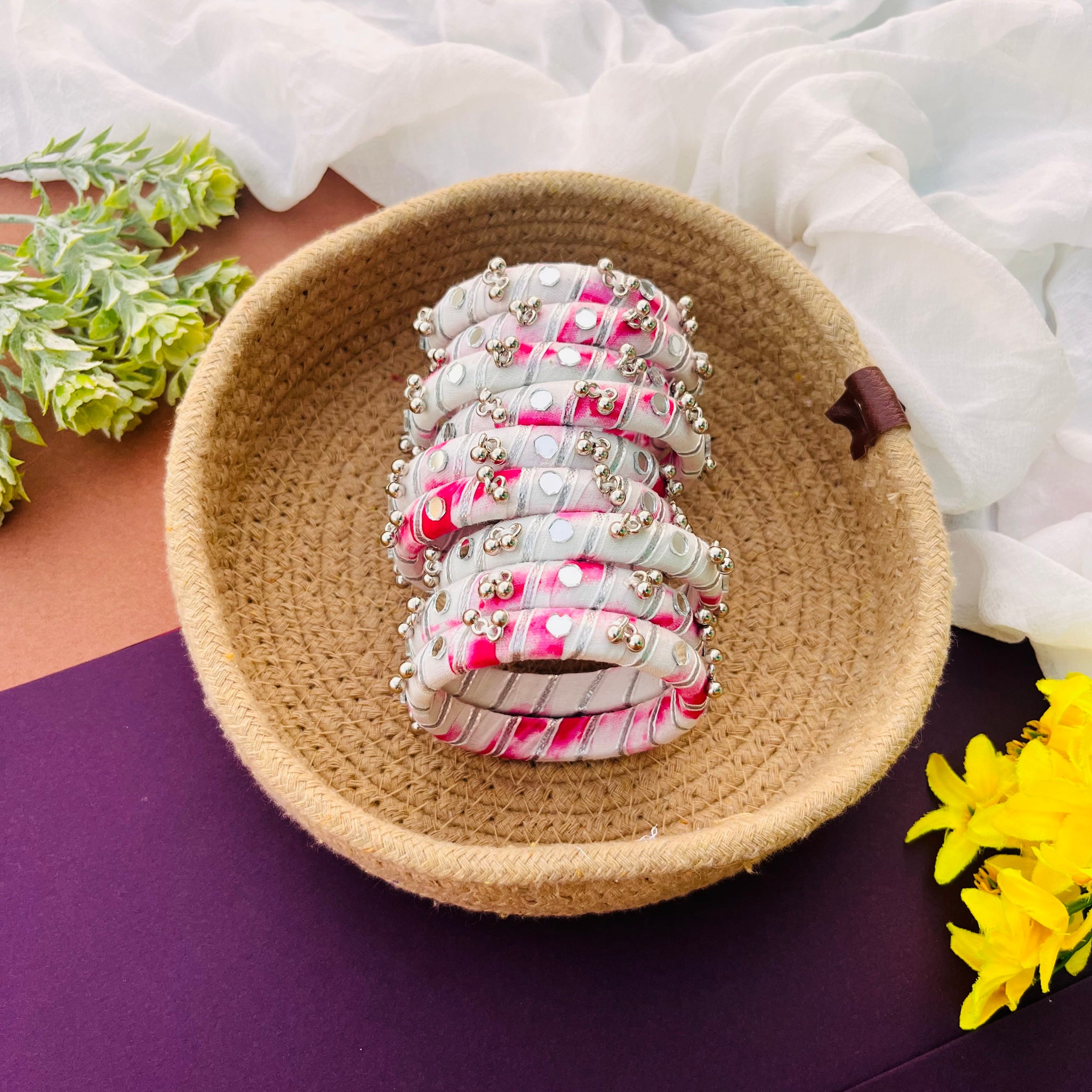 Beautiful Tie-N-Dye Bangles
