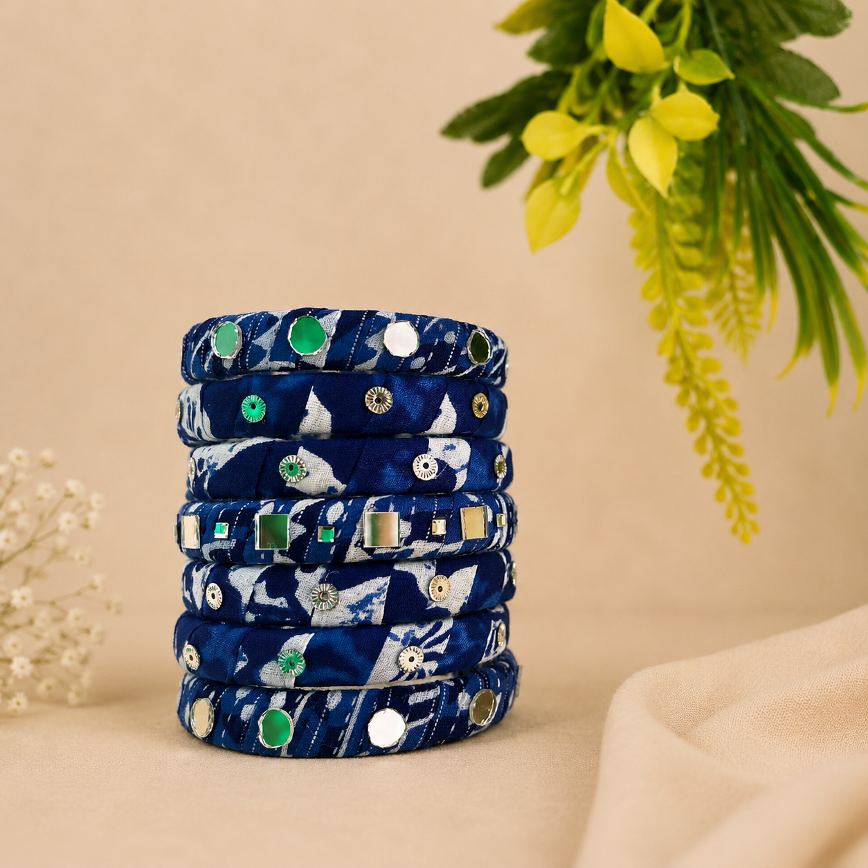 Indigo Bangle Set II
