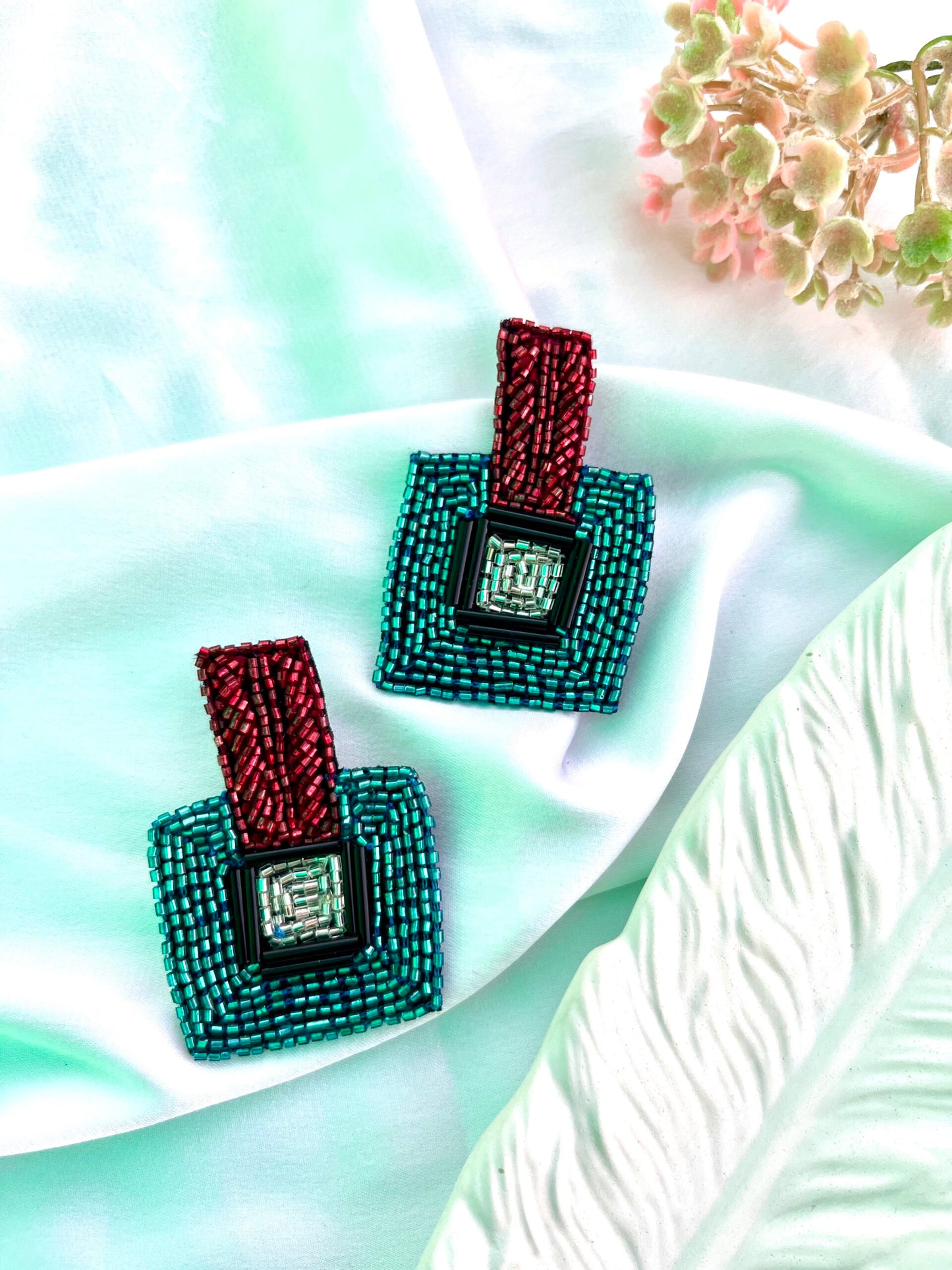 Quirky Blue Studs image 0