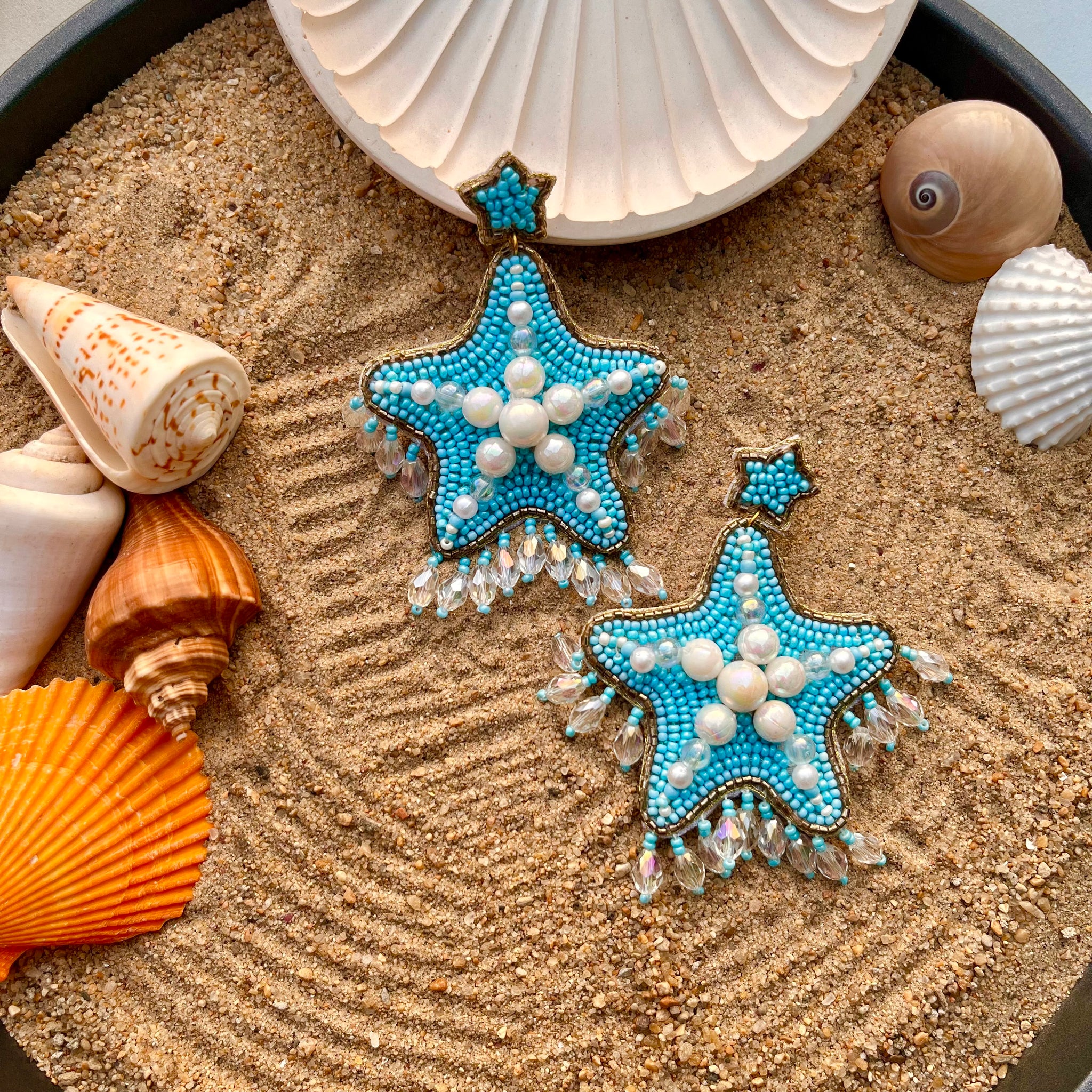 Tropical Starfish Earrings