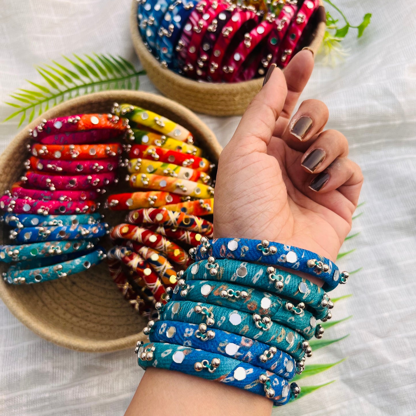Bandhej Bangles for Bridal & Festive Wear