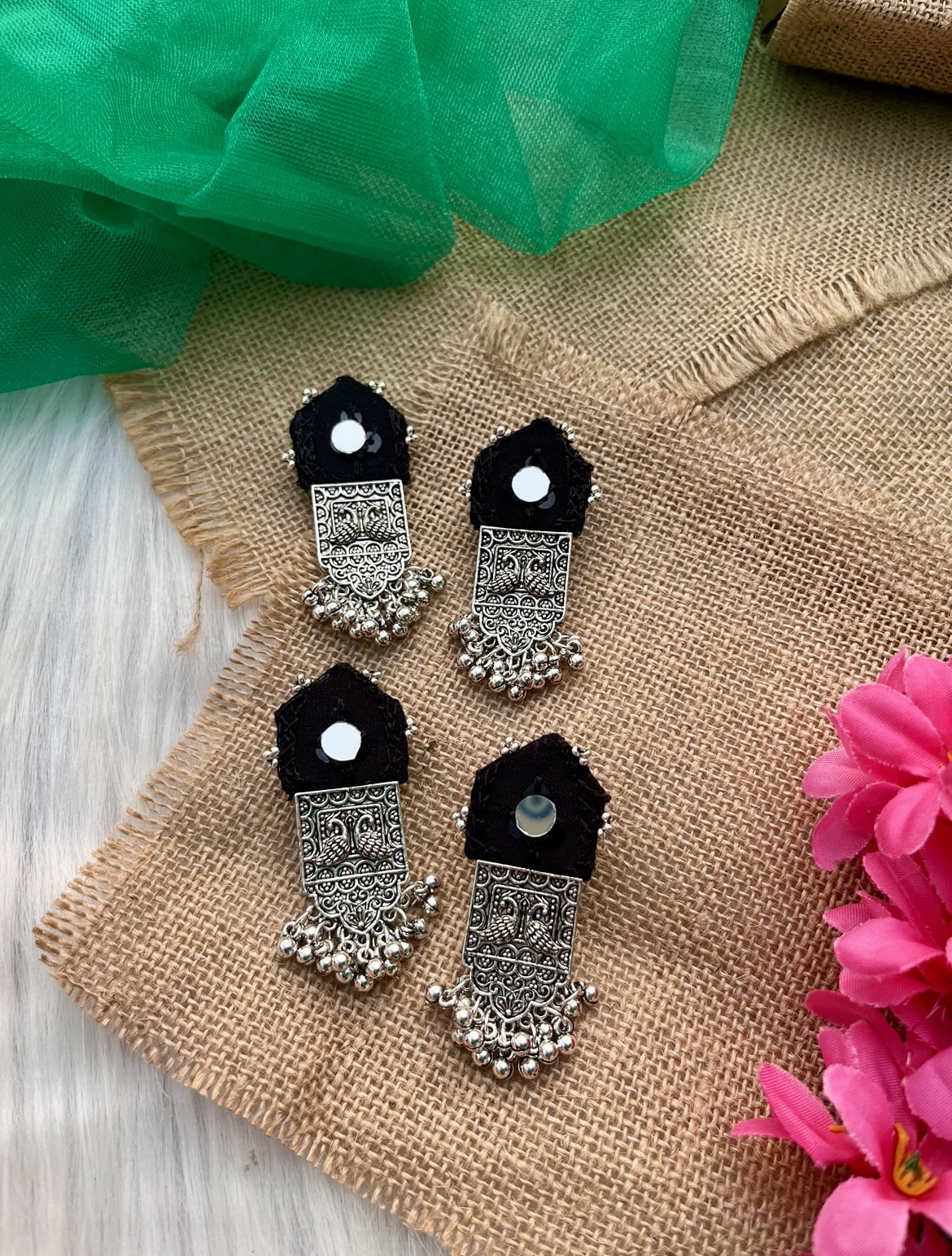 Pretty Oxidized Earrings image 0