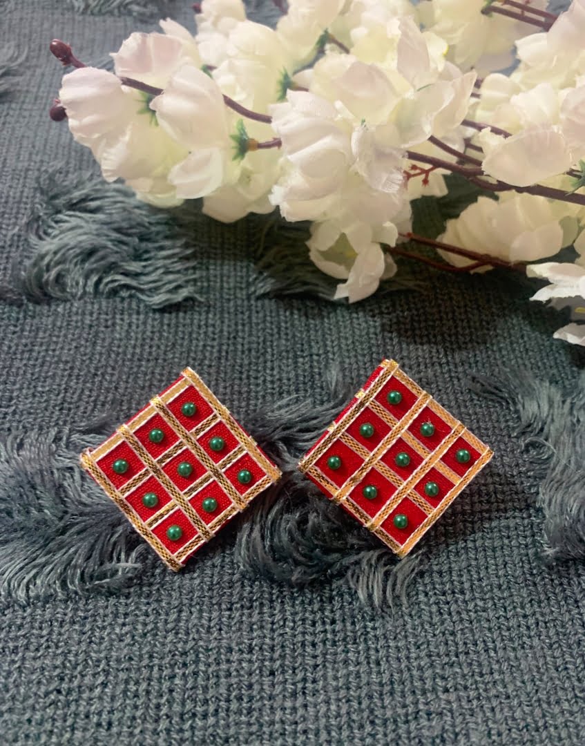 Red Gotta Studs image 2