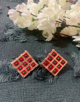 Red Gotta Studs image 2