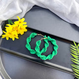 Twisted Macrame Hoops image 3