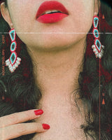 Long Evil Eye Earrings image 3