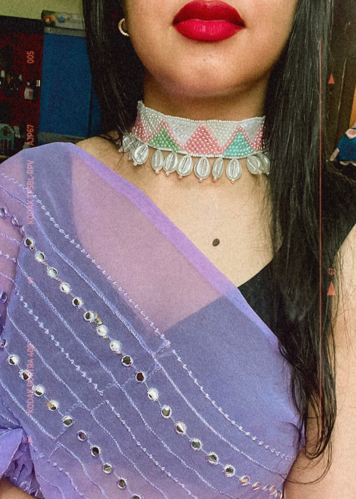 Pastel Pearl Choker image 1