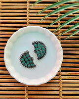 Black Metal Semi-Circle Studs | Fashion Diaries