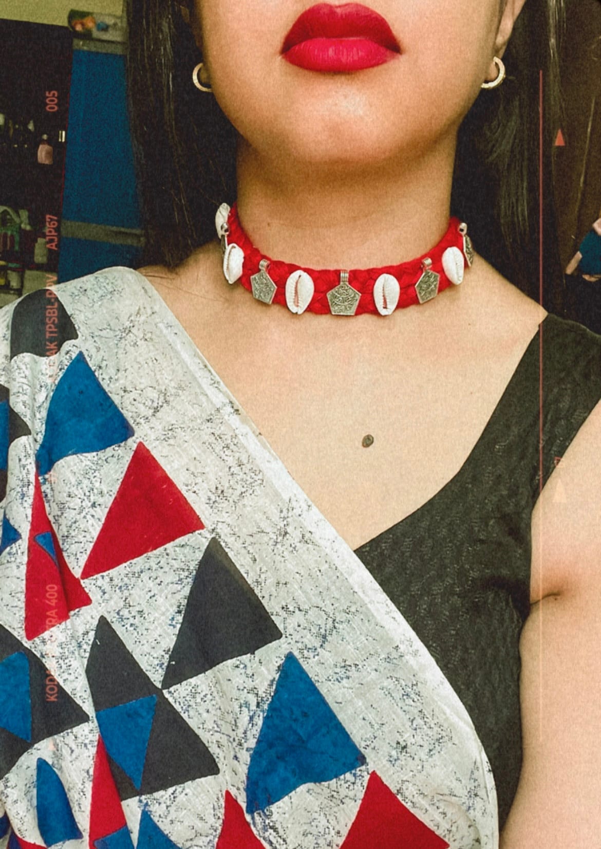 Quirky Shell & Coin Chokers-Il image 1