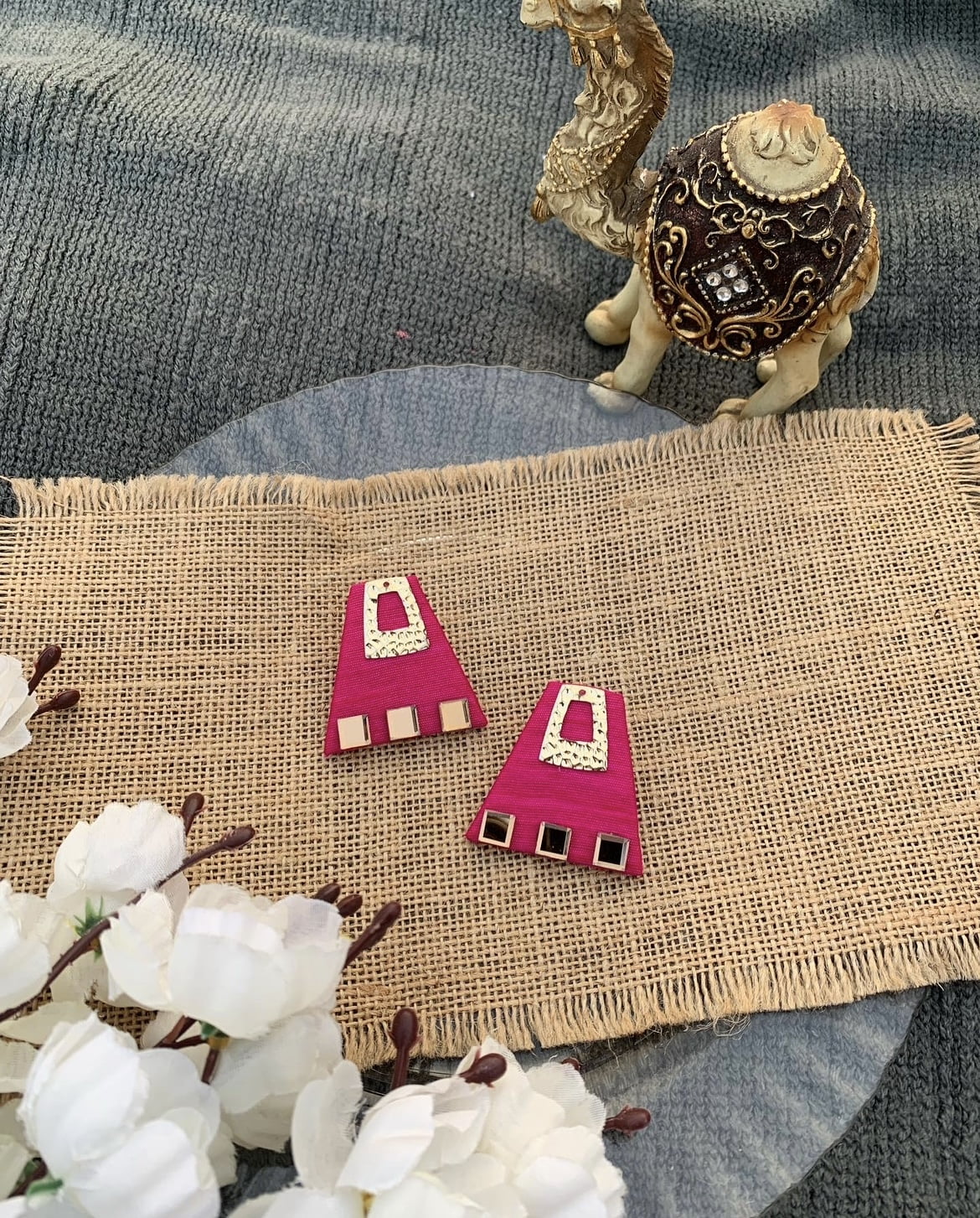 Elegant Fabric Studs image 5