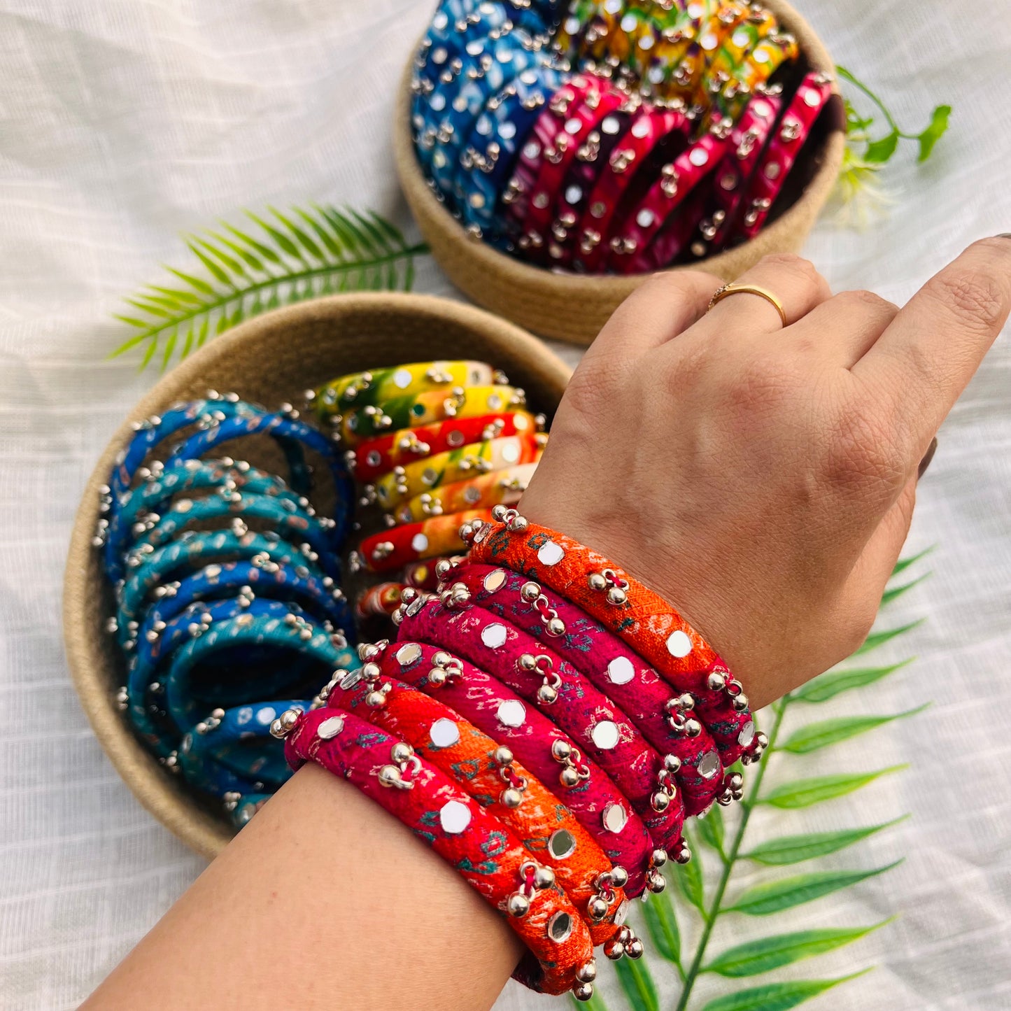 Bandhej Bangles for Bridal & Festive Wear