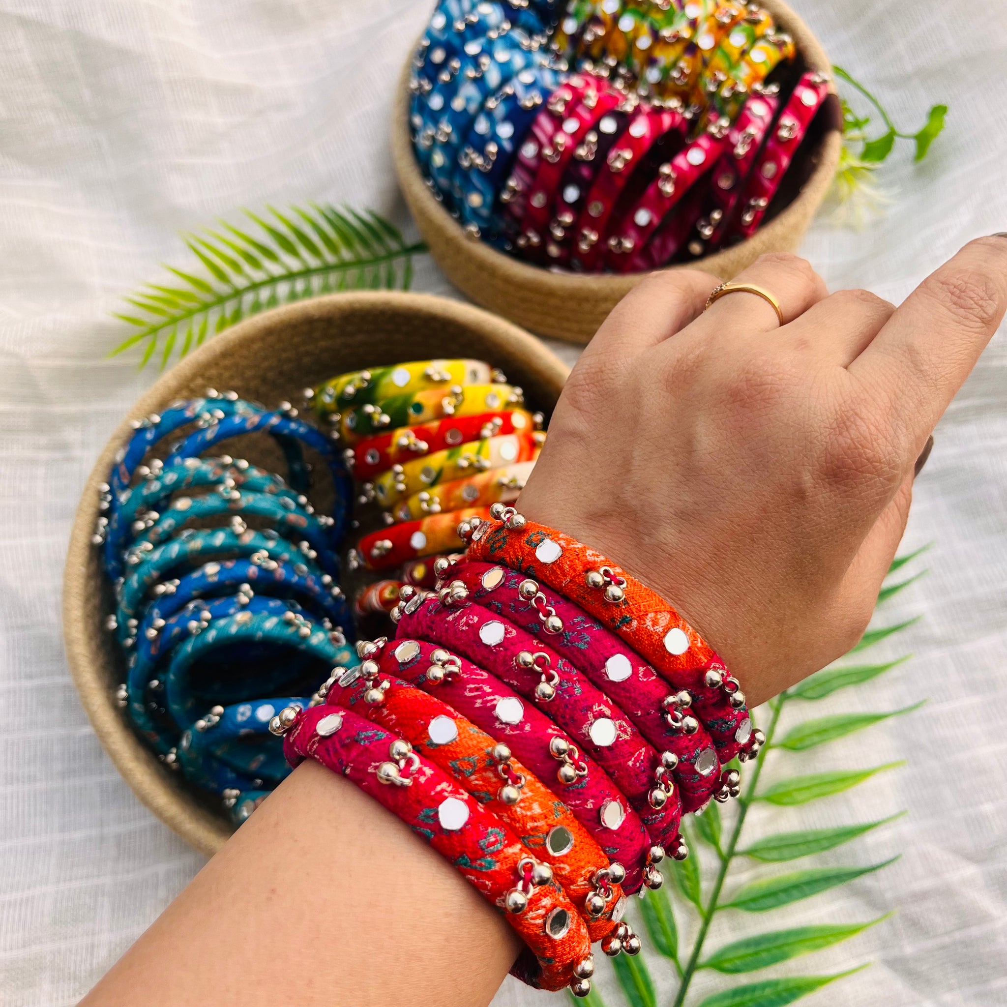 Bandhej Bangles for Bridal & Festive Wear