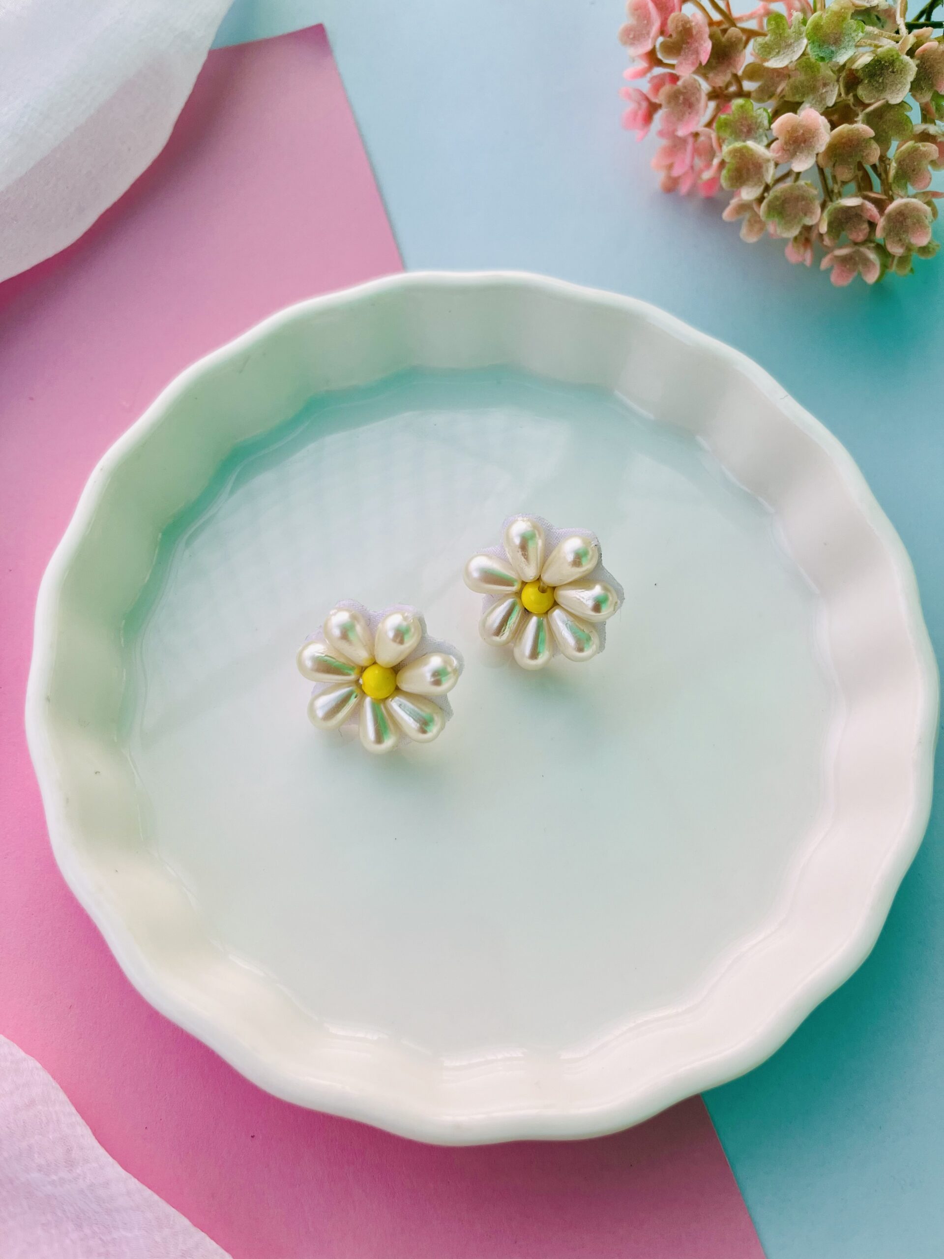 Adorable Beaded Studs-lV image 3