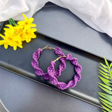 Twisted Macrame Hoops image 6