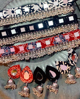 Oxidized Mirror Choker Set image 0