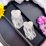 Oversized Heart Earrings image 2