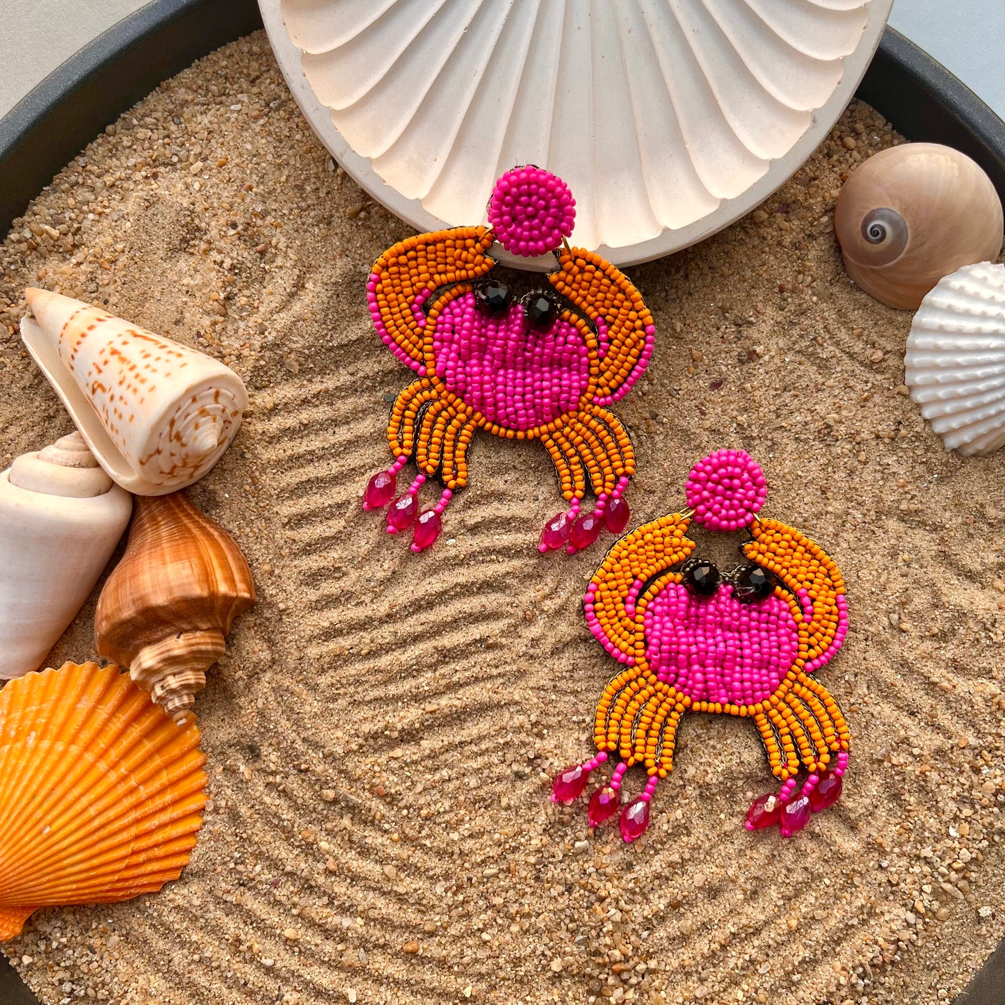 Sandy Claws Crab Earrings
