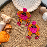 Sandy Claws Crab Earrings
