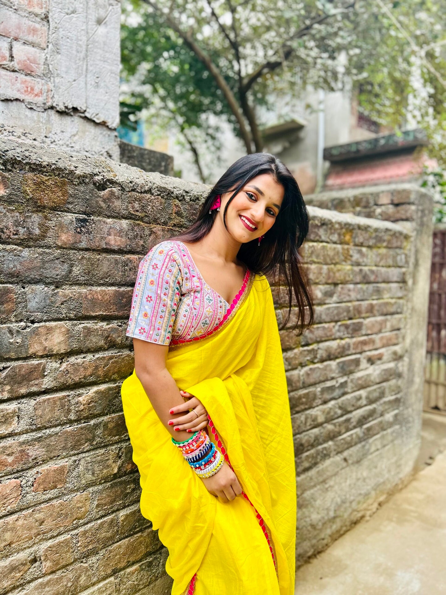 Satrang Bangle Set- Silver image 1