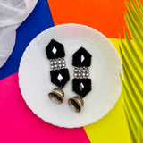 Black Beauty Ethnic Earrings