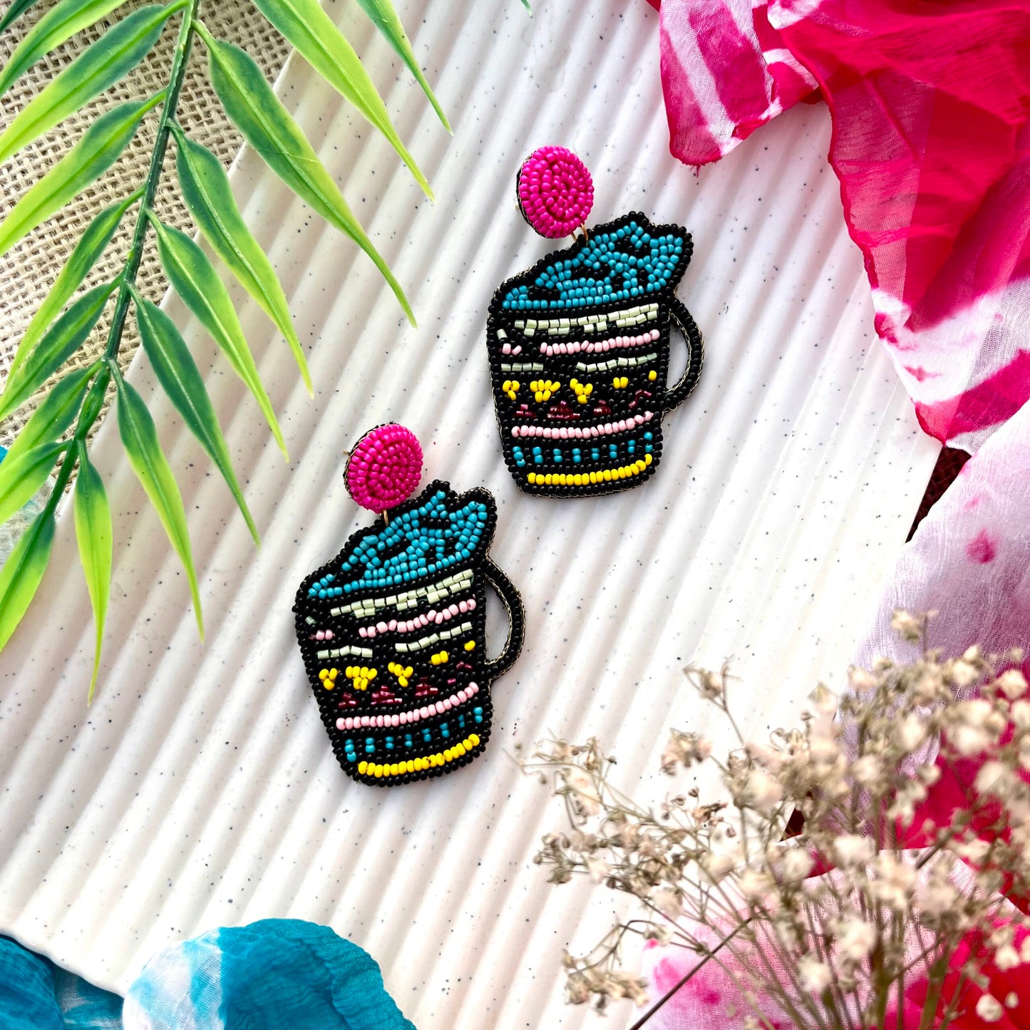 Color Splash Bucket Earrings image 0