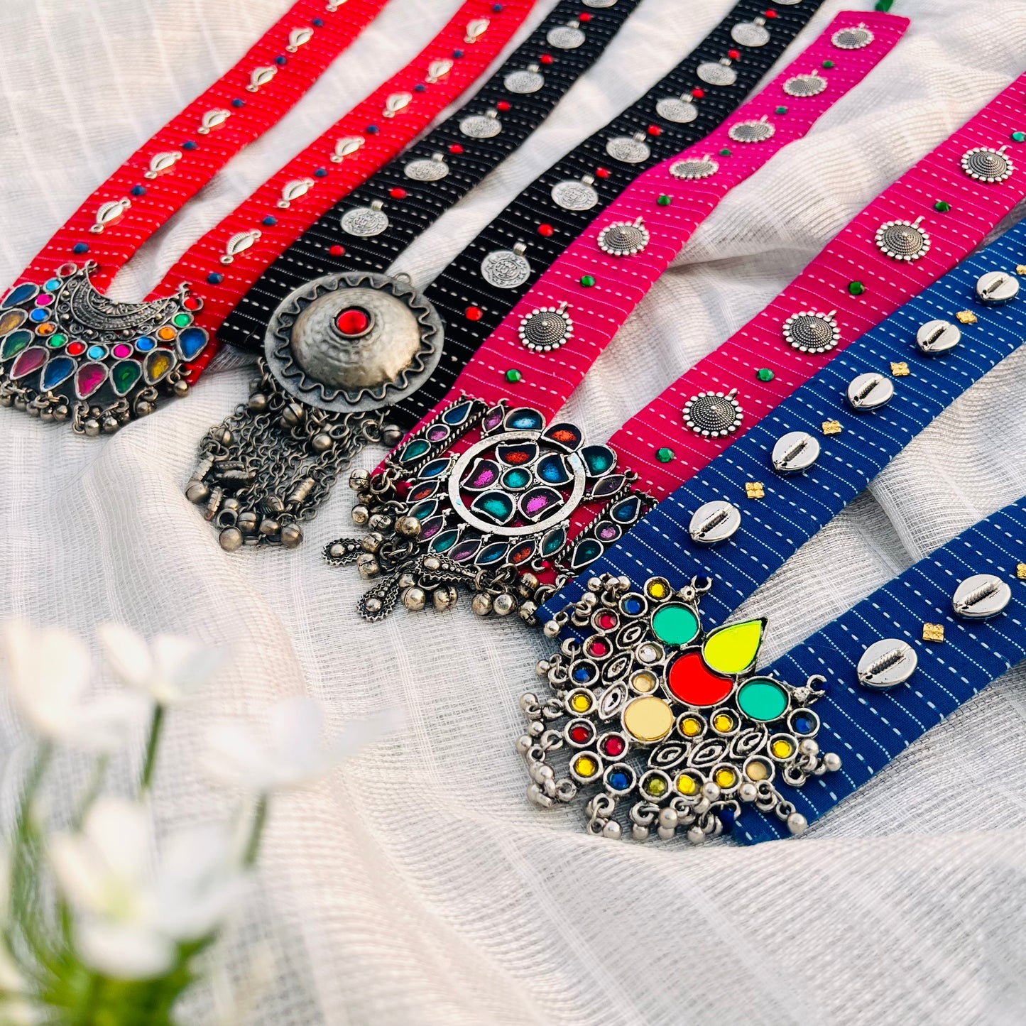 Kanthawork Statement Neckpieces Combo
