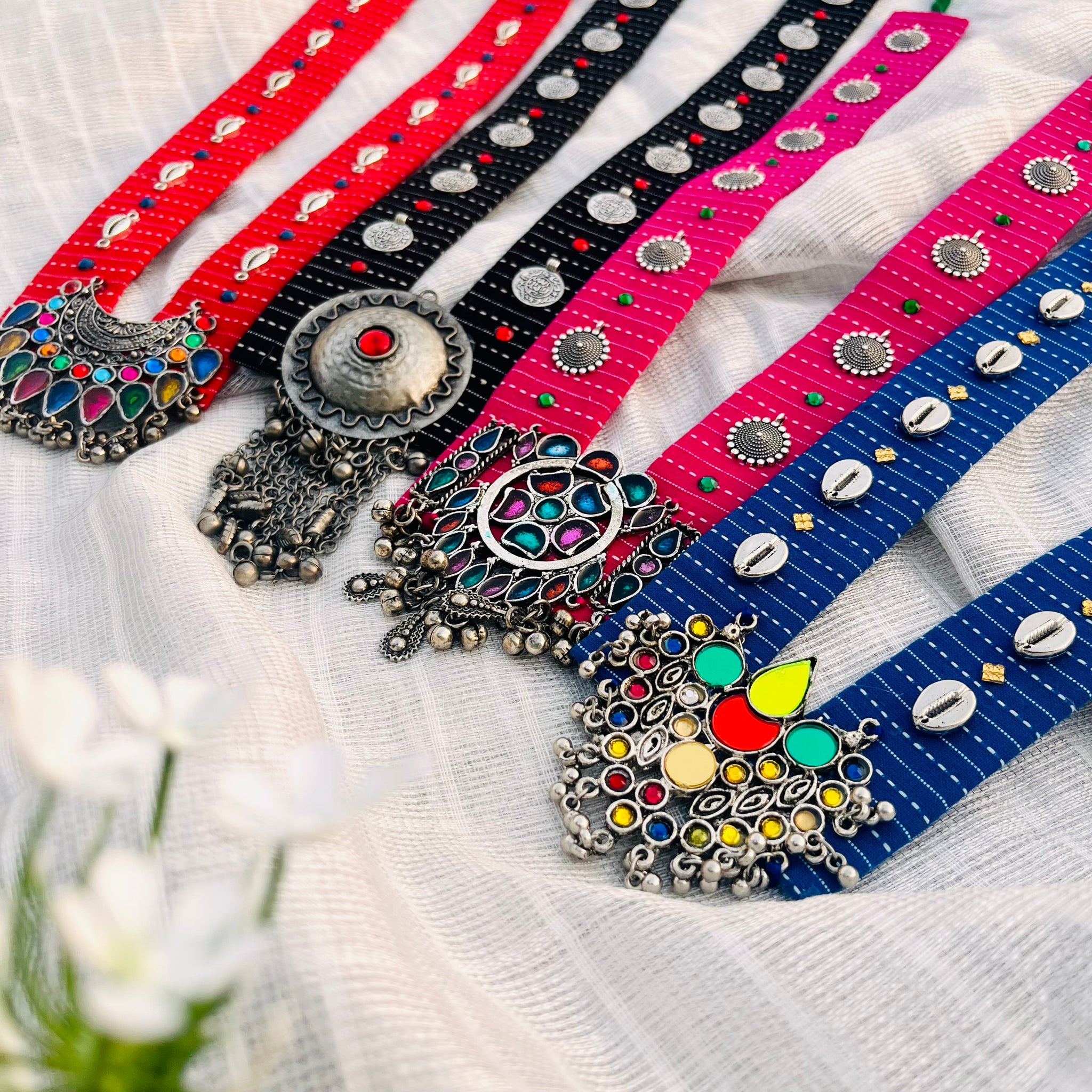 Kanthawork Statement Neckpieces Combo