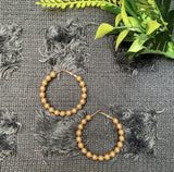 Mini Bead Hoops image 1