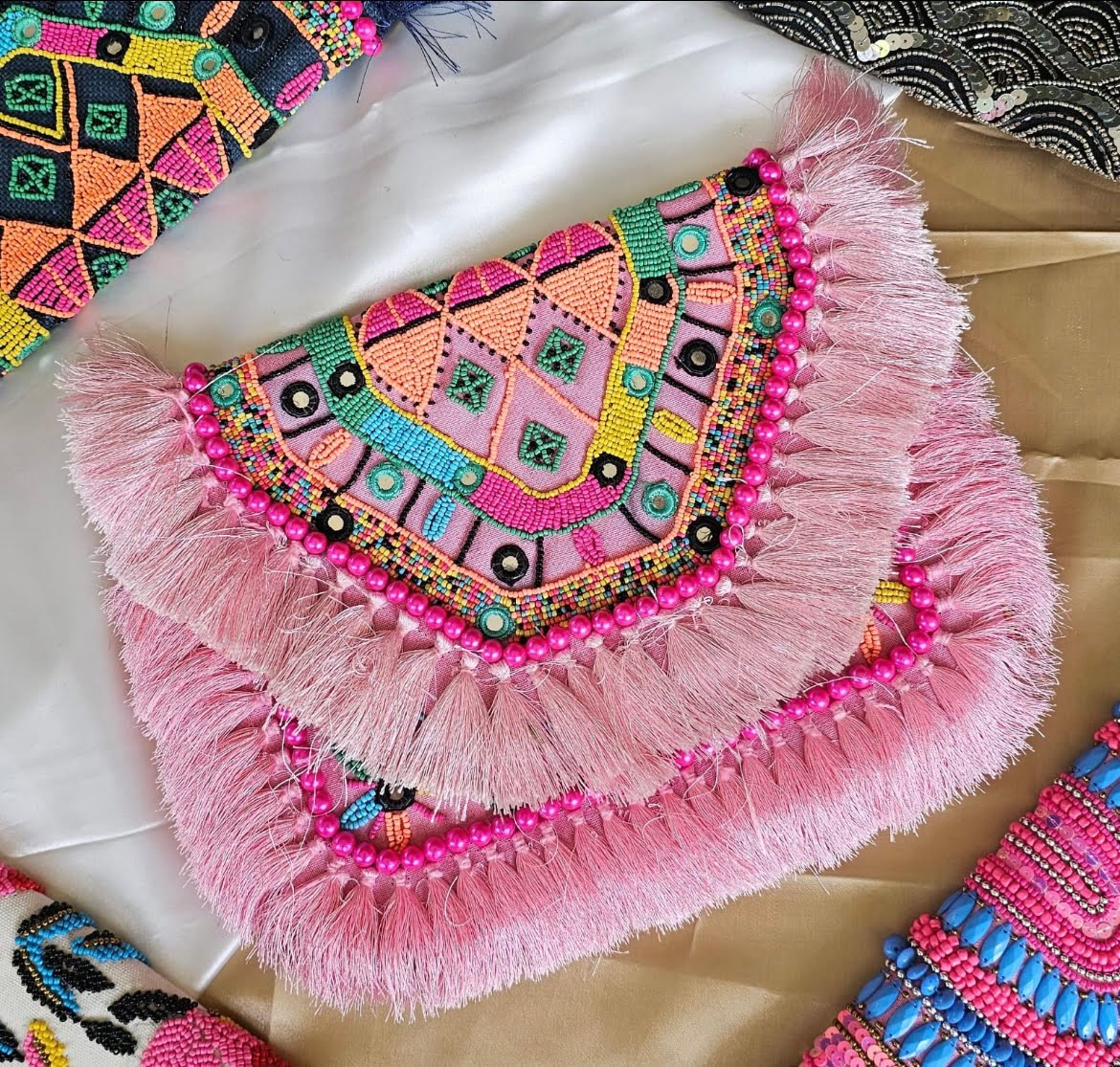 Boho Bag- Pink image 0