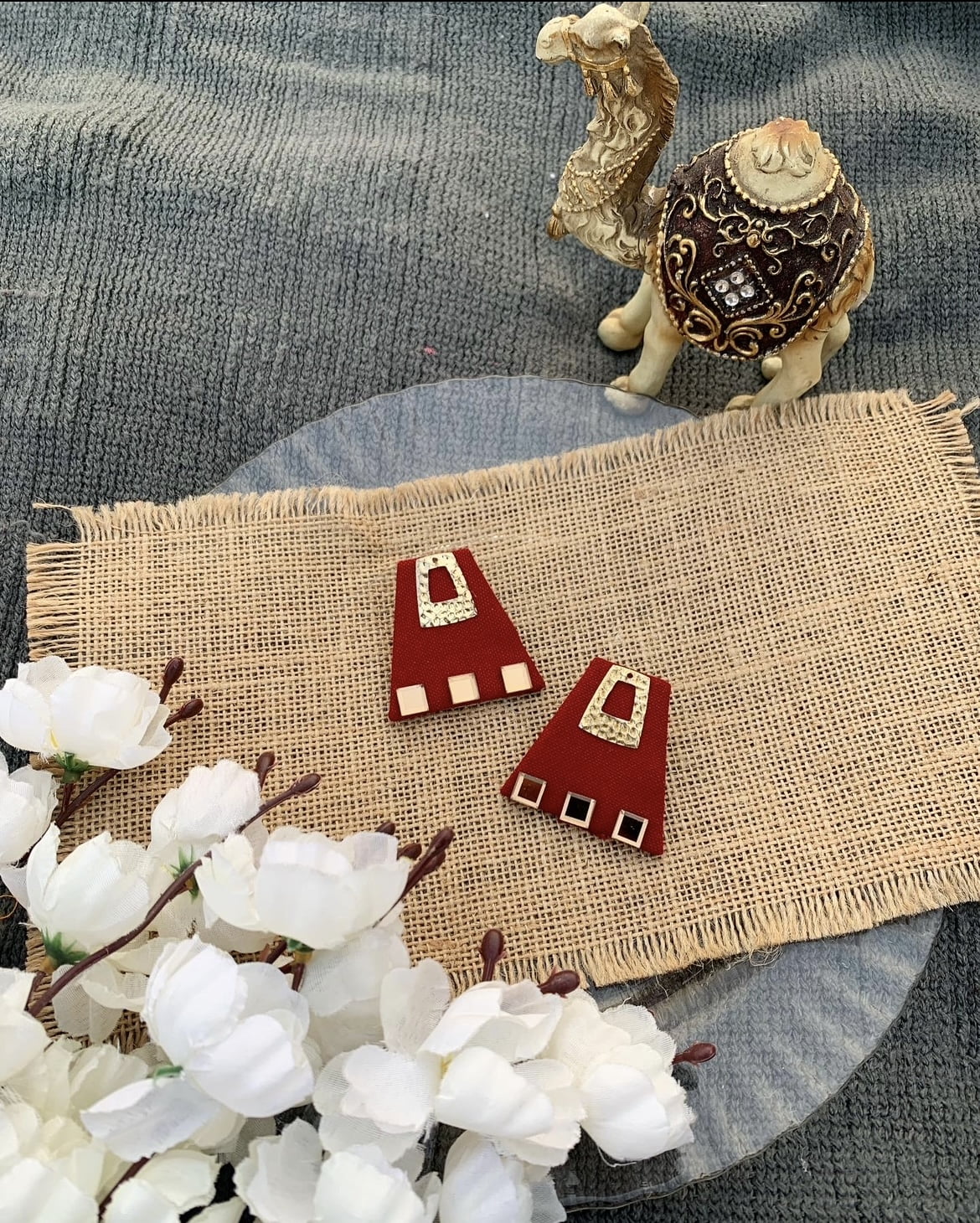 Elegant Fabric Studs image 1