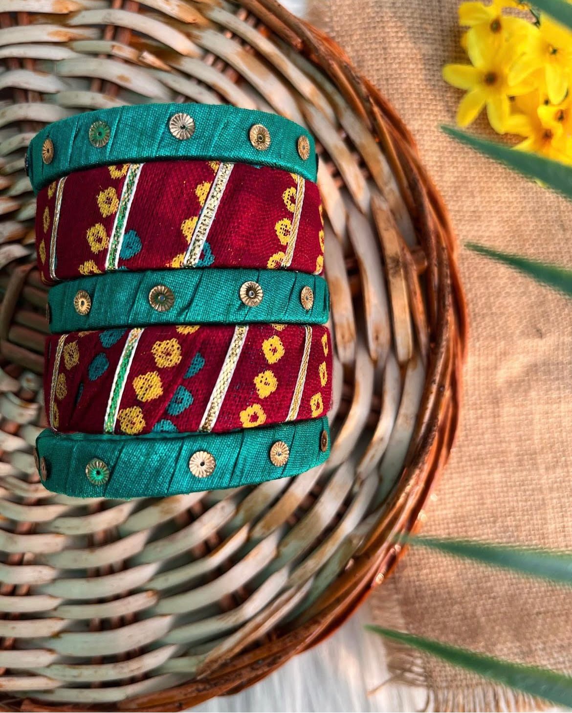 Maroon Gotta Bangles image 0