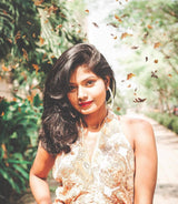 Half Pearl Hoops image 5