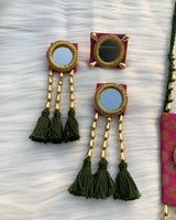 Brocade Mirror Neckpiece Combo image 2