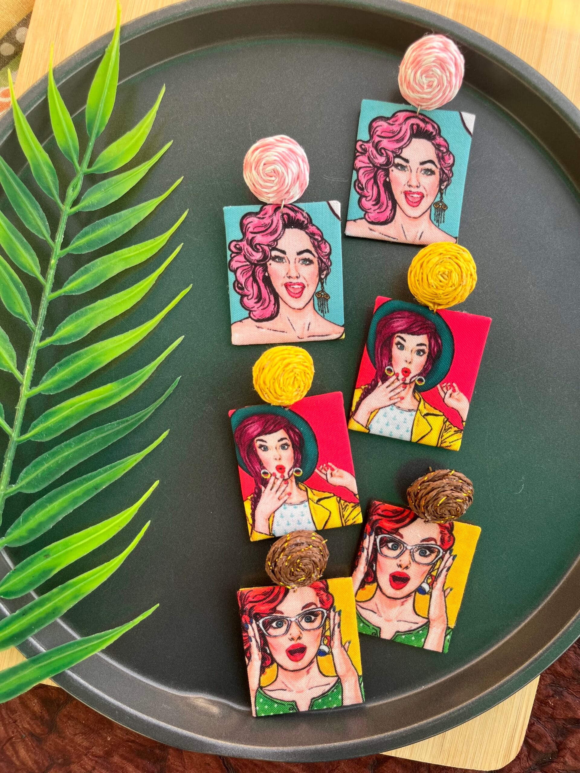 Pop Art Earrings -I image 0