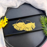 Semi Circle Macrame Hoops image 2