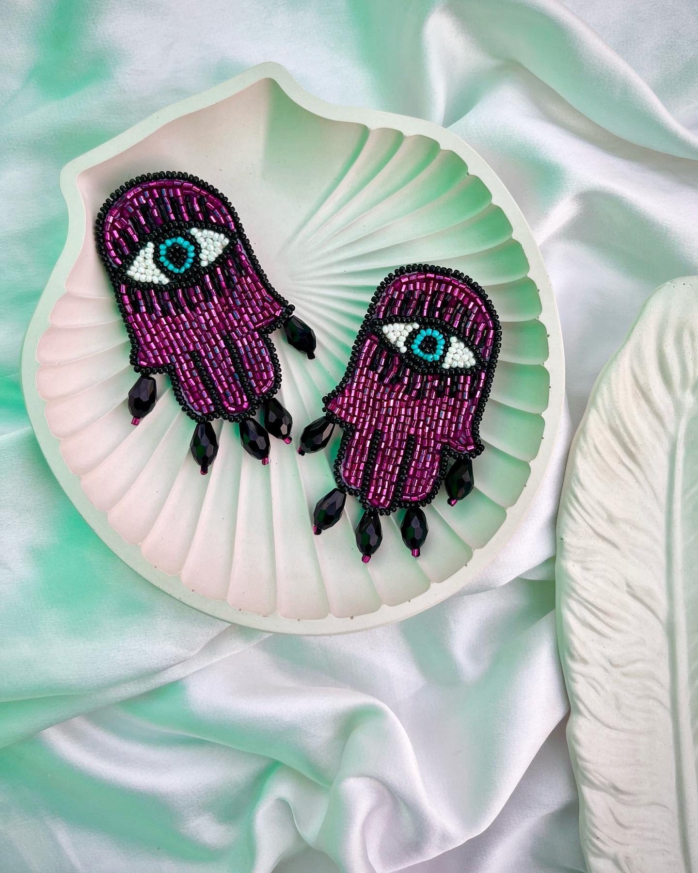 Hamza Crystal Earrings image 0