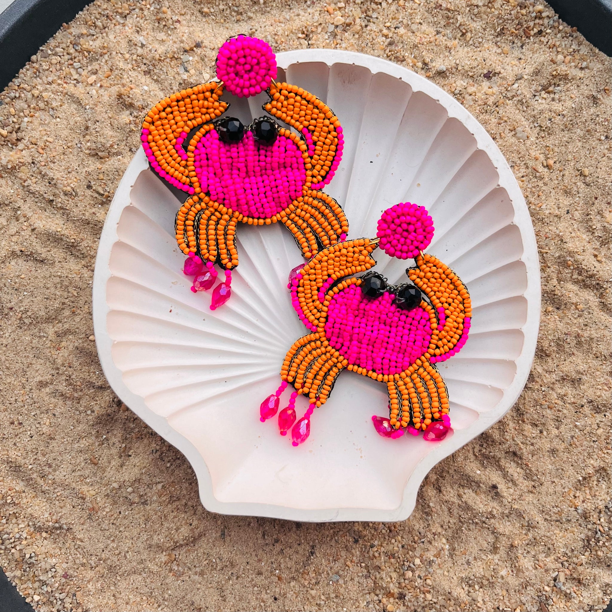 Sandy Claws Crab Earrings