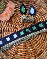 Black Sequin Choker Set image 0