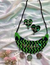 Zigzag Coin Neckpiece Set image 1