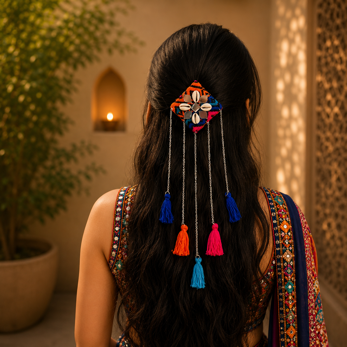 Rangrez Tassel Tale Hair Accessory