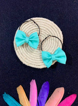 Mini Bow Hoops image 0