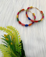 Multicolor Shell Hoops image 0