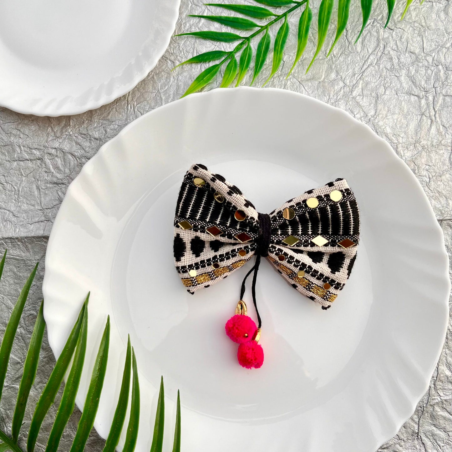 Dandiya Dazzle Bows- Black image 0