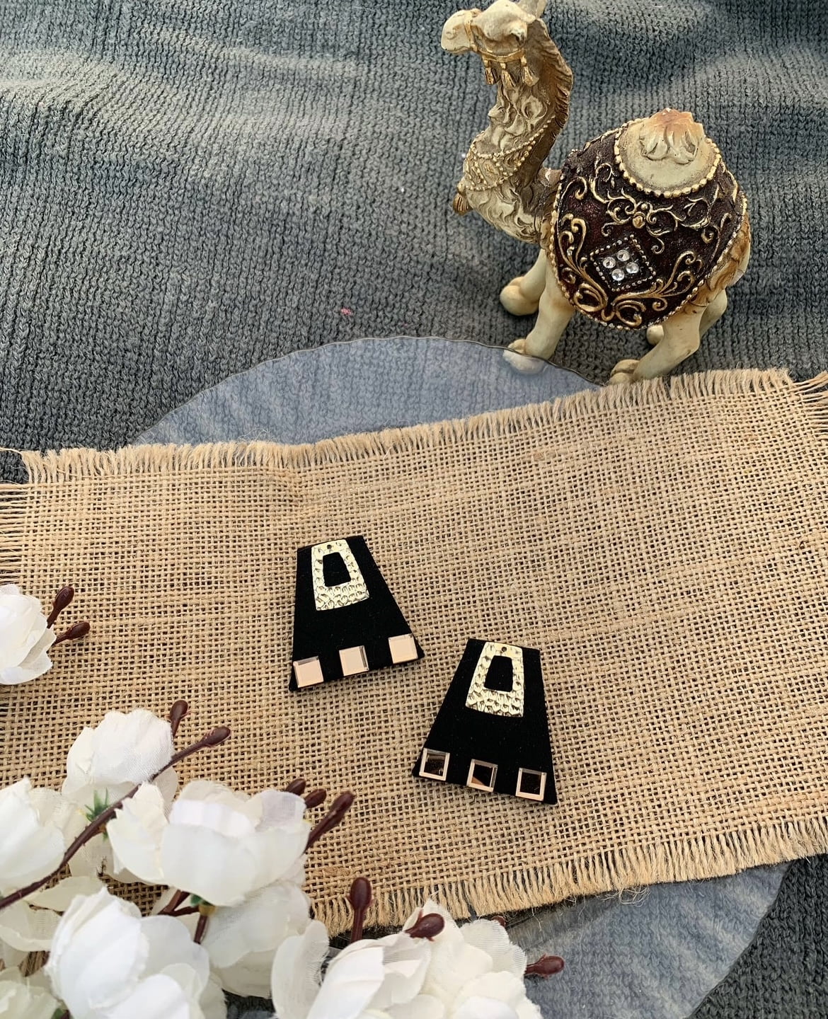 Elegant Fabric Studs image 2