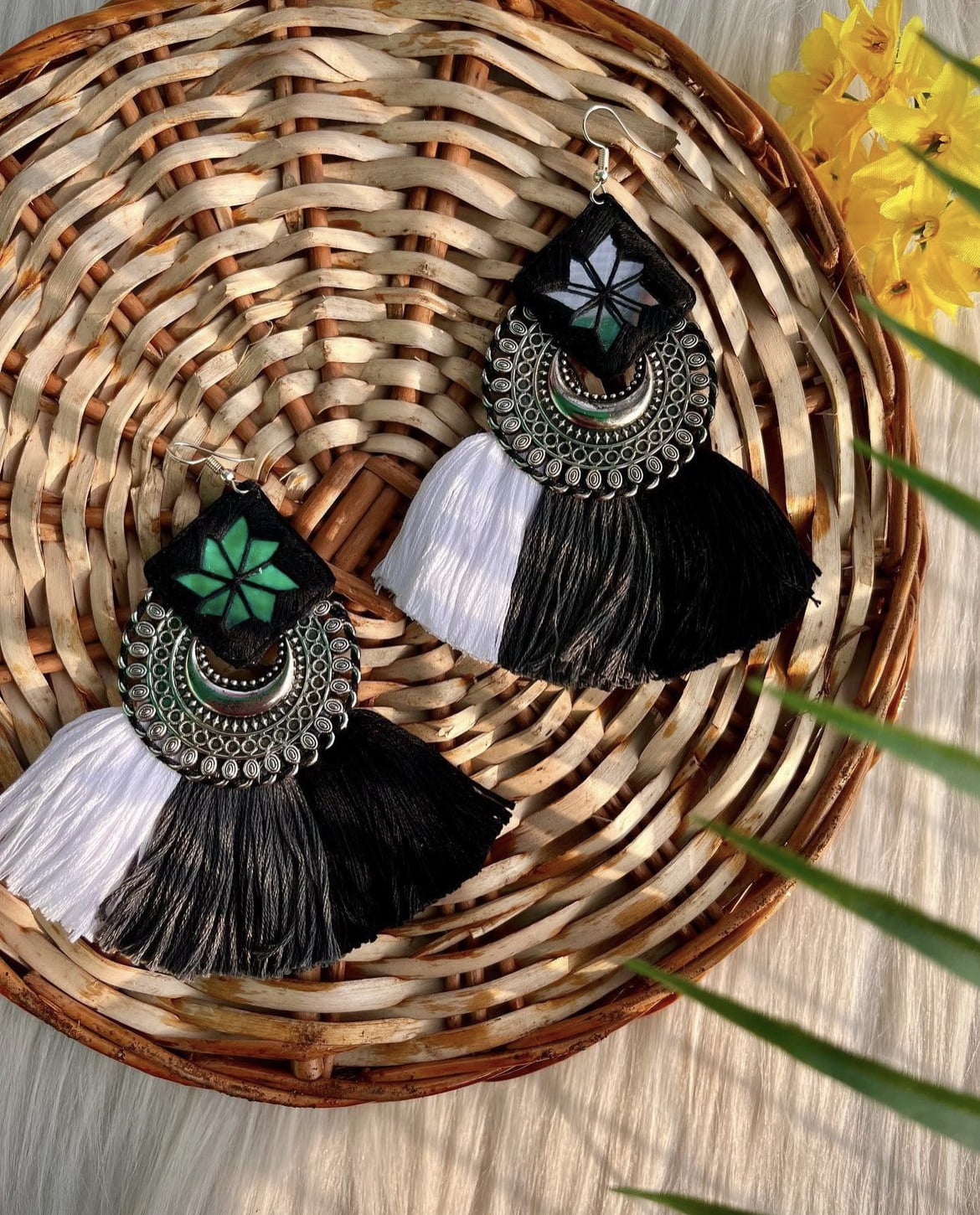 Statement Tassel Earrings image 2