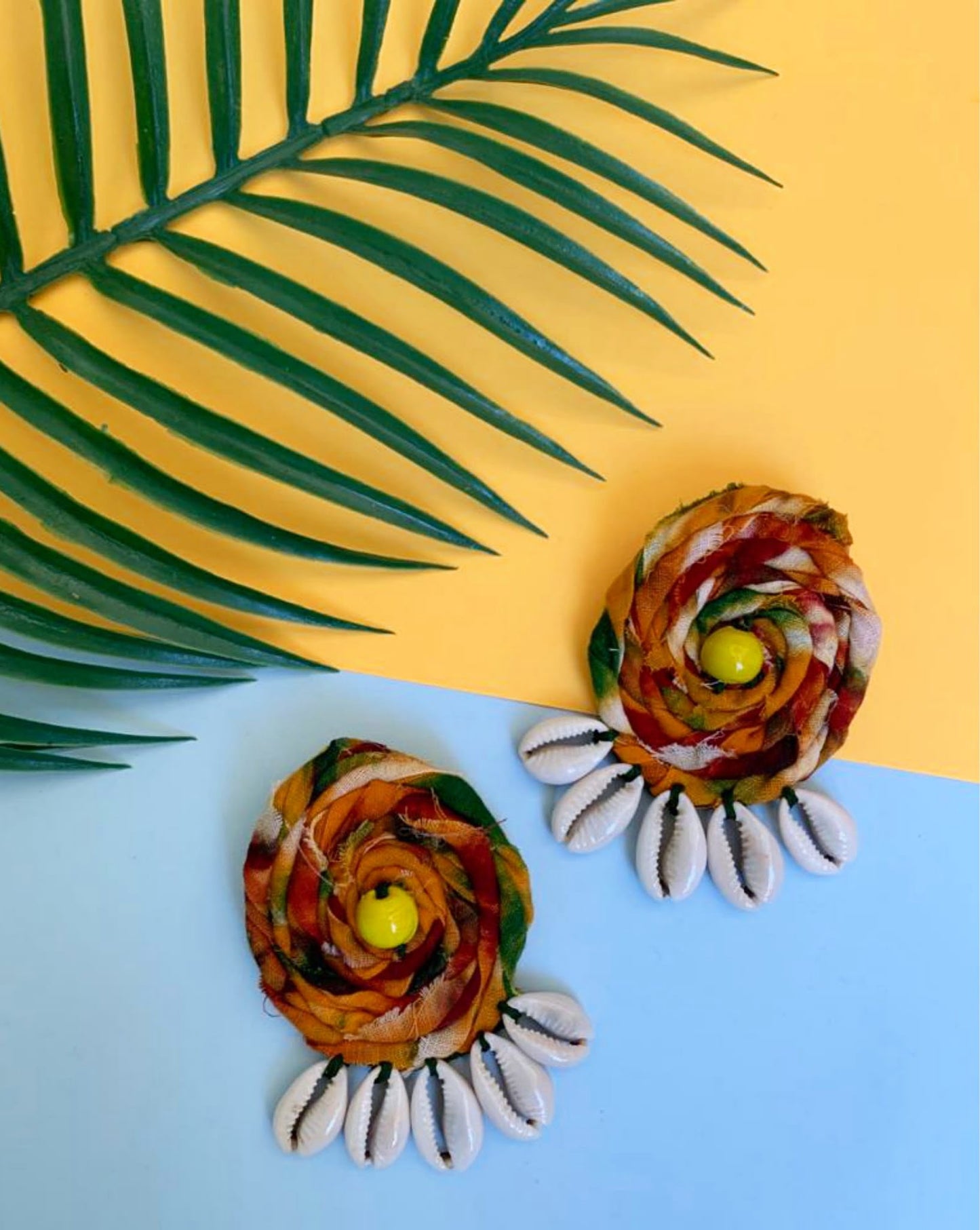 Tie-N-Dye Shell Studs image 0